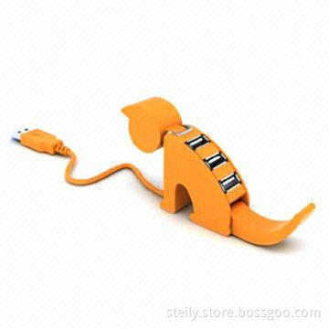 kitty 4-port USB2.0/1.1 Hub, Different Ports with rich shapes above 100 species for you choose